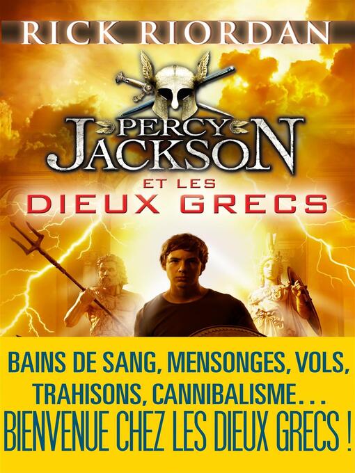 Title details for Percy Jackson et les dieux grecs by Rick Riordan - Wait list